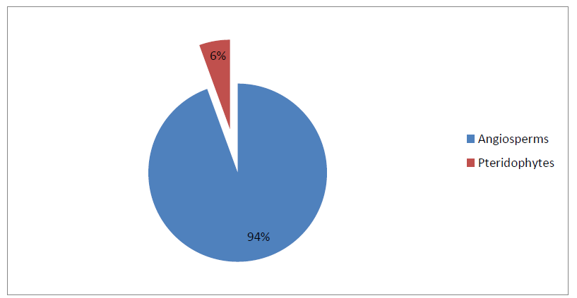 Percentage of species composition